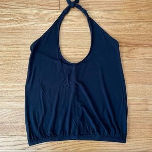 Black Halter Top